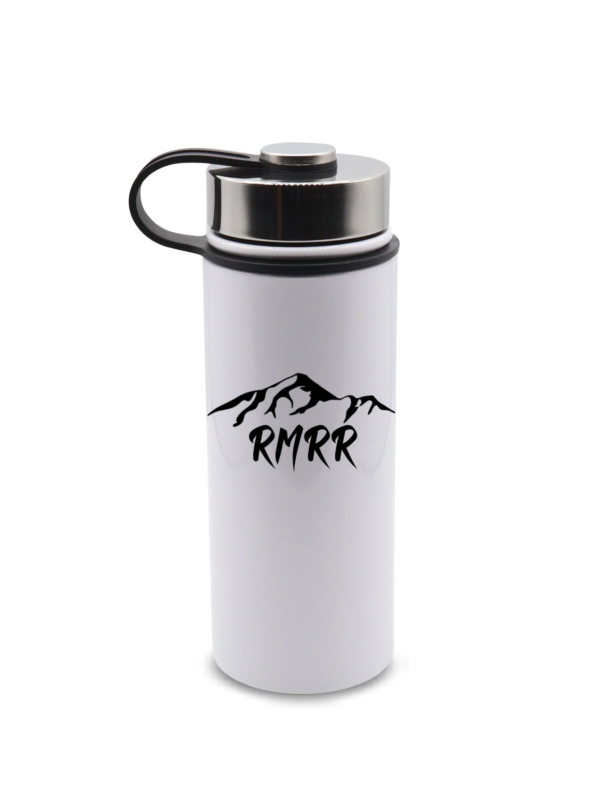 RMRR B&W Logo Water Bottle