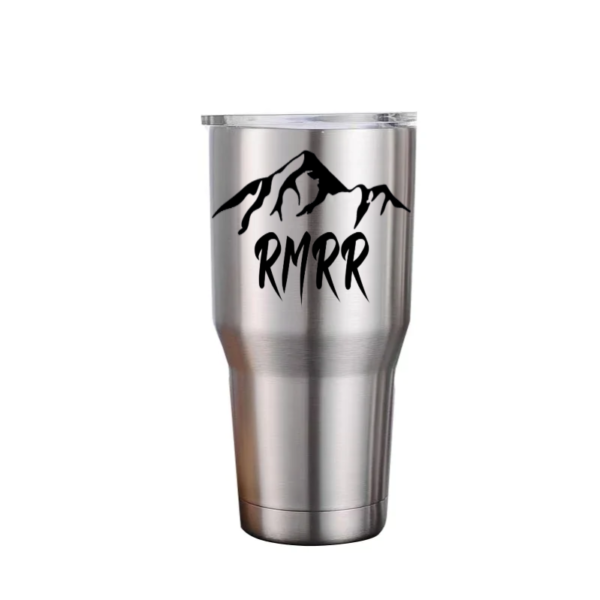 RMRR B&W Logo 30oz Car Tumbler