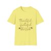 Thankful, Grateful & Blessed Unisex Softstyle T-Shirt - Image 62