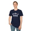 RMRR B&W Logo Unisex Softstyle T-Shirt - Image 55