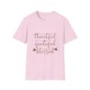 Thankful, Grateful & Blessed Unisex Softstyle T-Shirt - Image 98