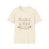 Thankful, Grateful & Blessed Unisex Softstyle T-Shirt - Image 2