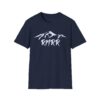 RMRR B&W Logo Unisex Softstyle T-Shirt - Image 49