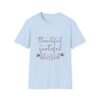 Thankful, Grateful & Blessed Unisex Softstyle T-Shirt - Image 86