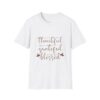 Thankful, Grateful & Blessed Unisex Softstyle T-Shirt - Image 14