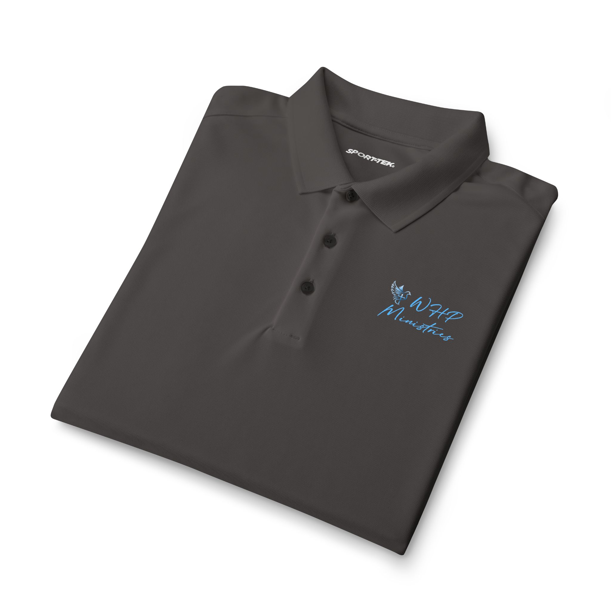 WHP Ministries Logo Sport-Tek® Men's UV Micropique Polo - Image 2