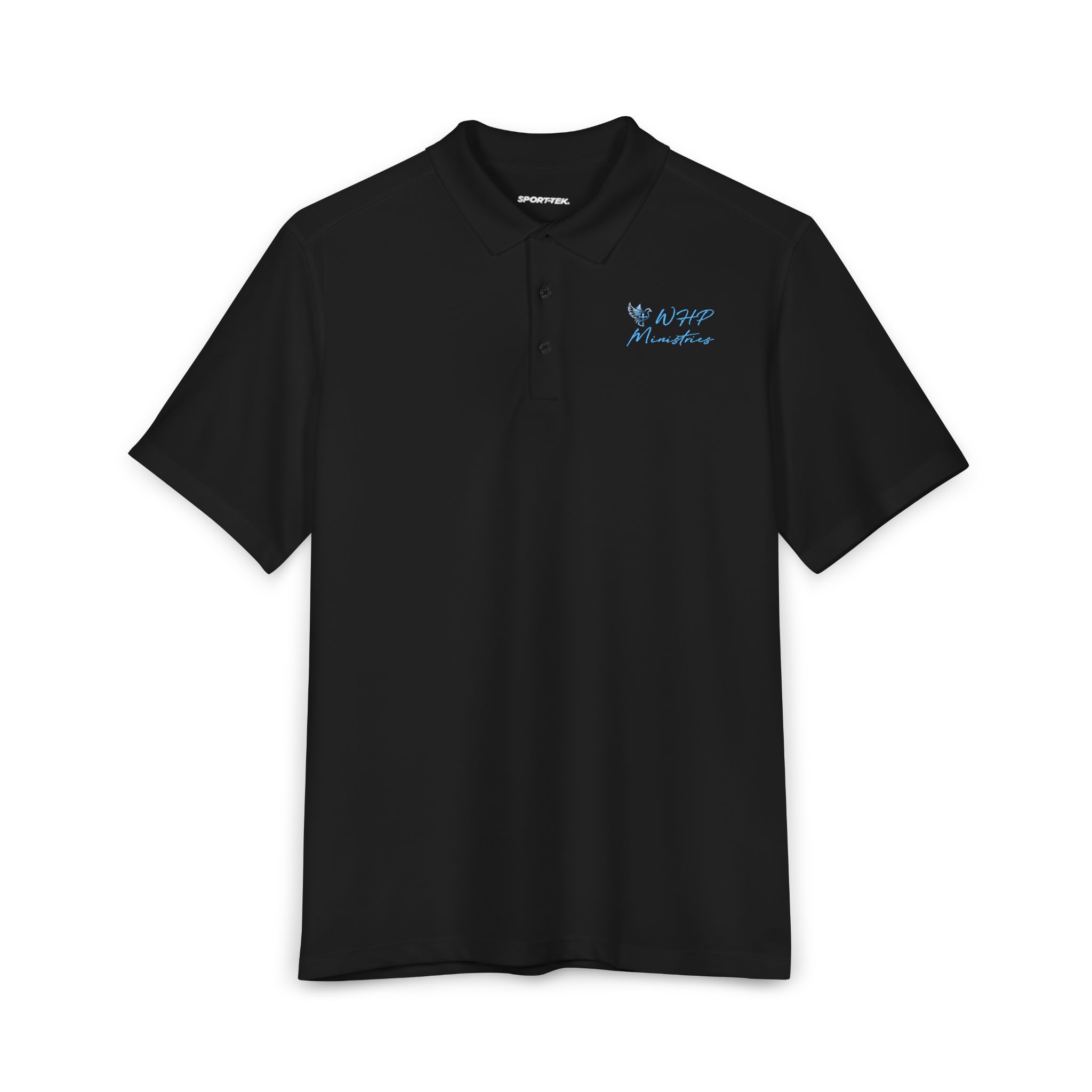 WHP Ministries Logo Sport-Tek® Men's UV Micropique Polo - Image 4
